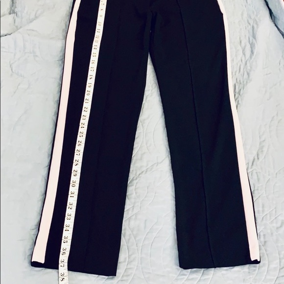 Forever 21 black tuxedo pants with white stripe. - Picture 10 of 13